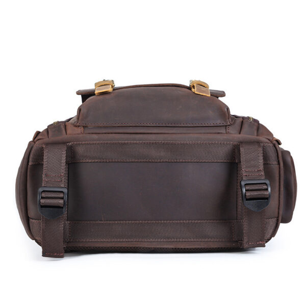 Camera European And American Crazy Horse Leather Shoulder Bag - Image 4