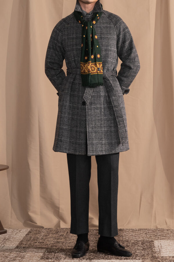 Men's Wool Warm Mid-length Coat - Image 6