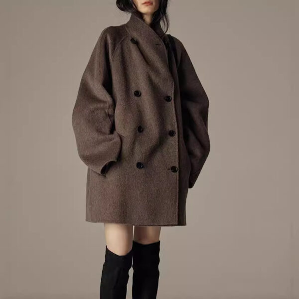 Elegant Winter Double-sided Wool Women's Coat - Image 8