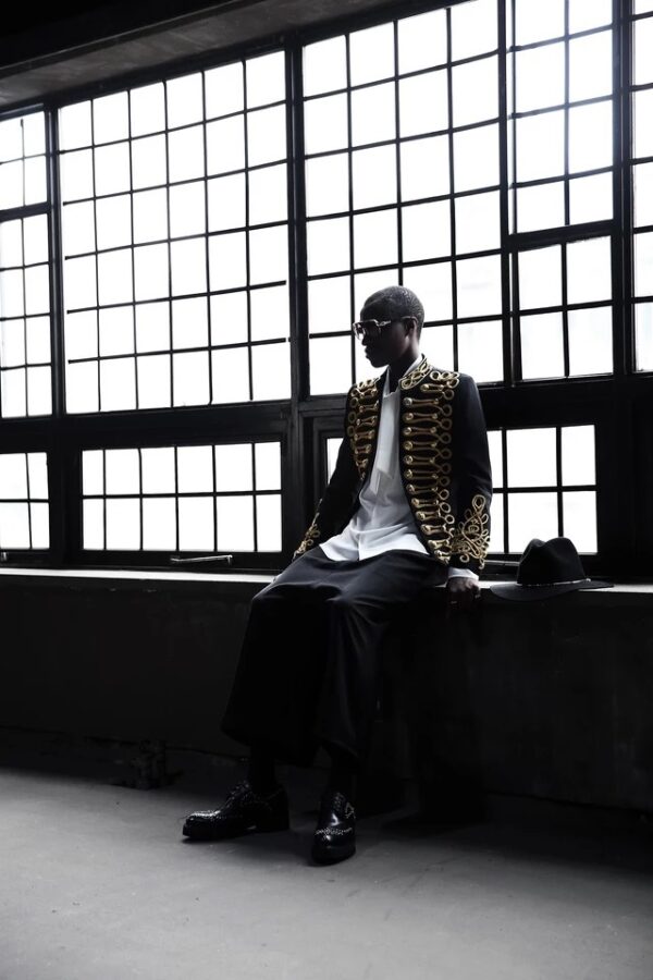 Gold Rope Slim Jacket Court Gentleman Suit - Image 3