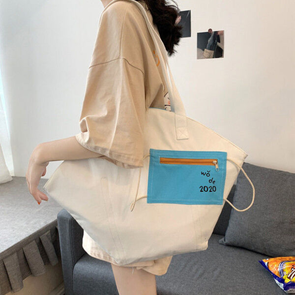 All-Match Large-Capacity One-Shoulder Shopping Bag - Image 3