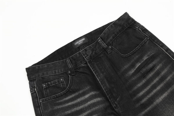 Vintage Fashion Denim Trousers For Men - Image 9