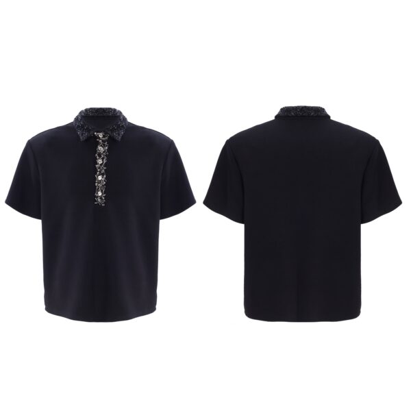 Embroidery Polo T-shirt - Image 2