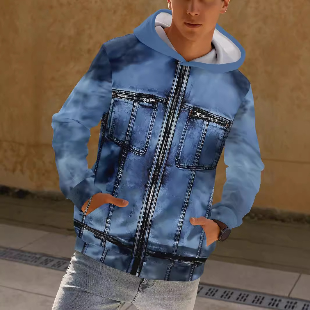 3D Digital Similar To Denim Printing Men