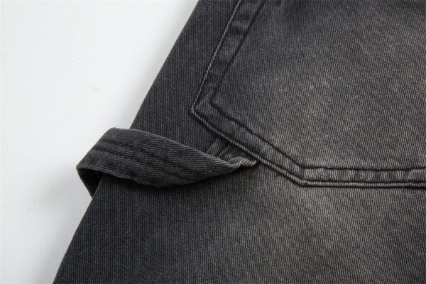 Punk Beggar Ripped Denim Straight-leg Trousers Men - Image 8