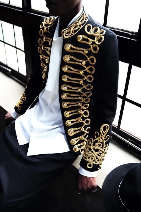 Gold Rope Slim Jacket Court Gentleman Suit - Image 5