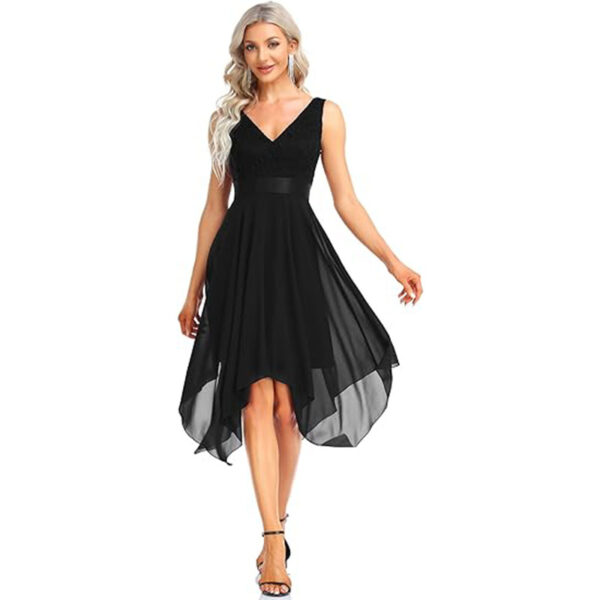 Women's Lace Chiffon Cocktail dress - Image 2