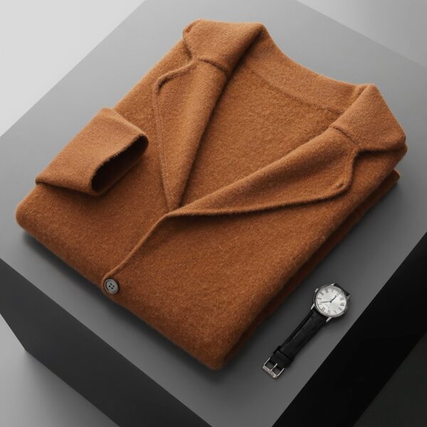 Thickened Outer Wear Sweater Loose Casual Knitted Jacket - Image 2