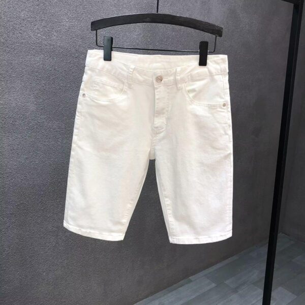 Summer Thin Cropped Denim Shorts For Men - Image 7