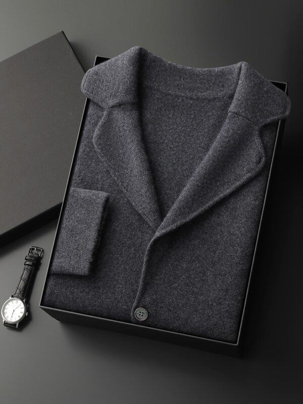 Thickened Outer Wear Sweater Loose Casual Knitted Jacket - Image 5