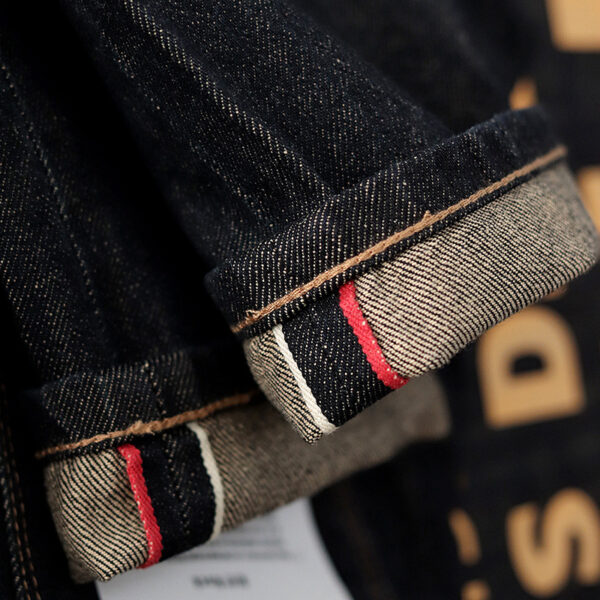 Red And White Red Ear Denim Jeans For Men - Image 6