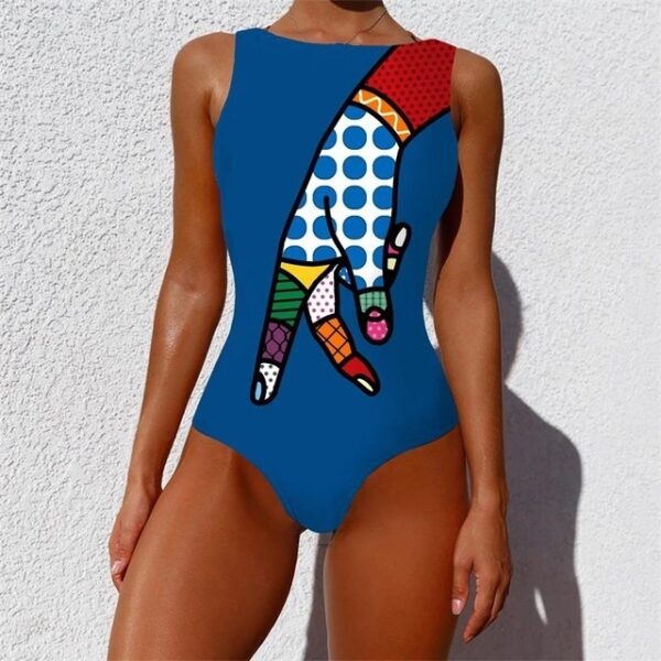 Women Monokini Swimwear Swimsuit Bikini - Image 2