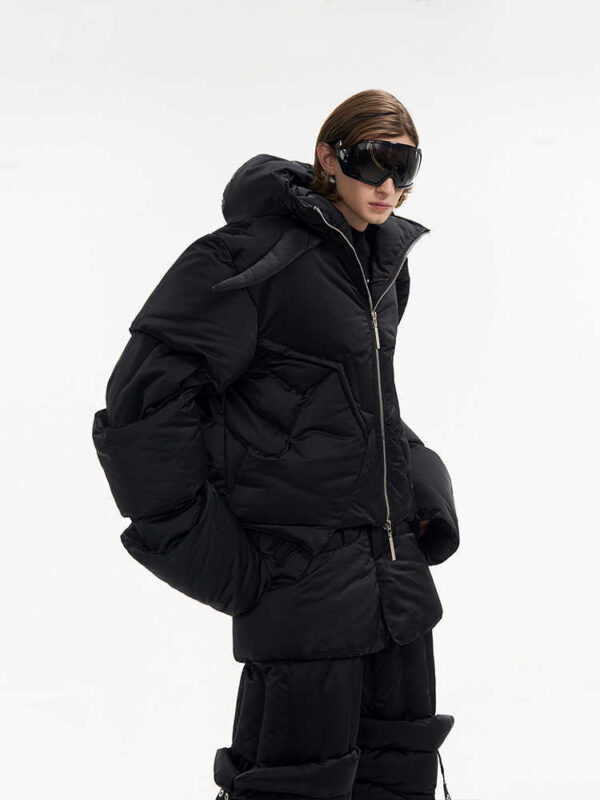 Boys Hooded Down Jacket - Image 2