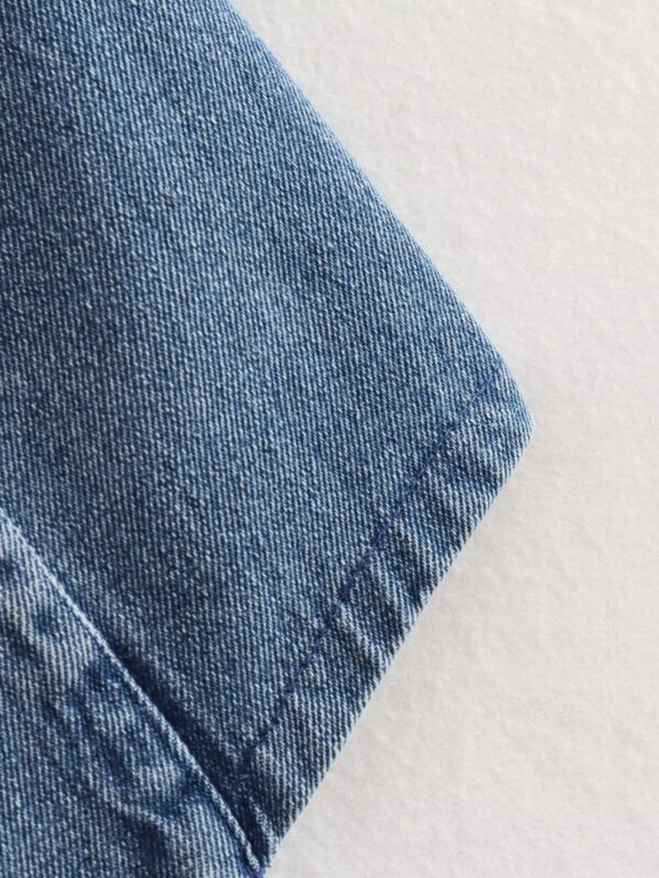 Fashion Denim Waistcoat Vest Women - Image 4