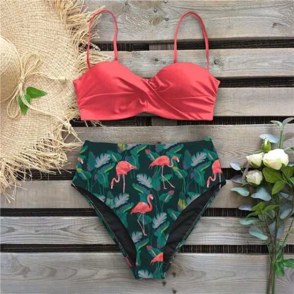 Bikini Swimwear Swimsuit Swim Suit Women Woman High Waist - Image 2