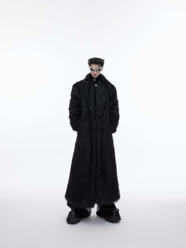 Men Long  Trench Coat - Image 3