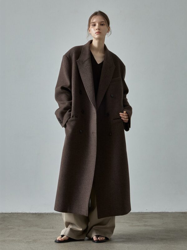 Loose And Lazy Style Thickened Woolen Coat - Image 2