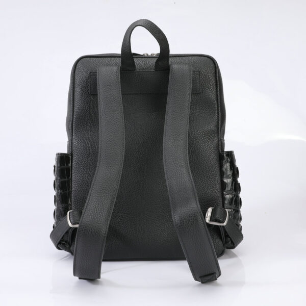 Crocodile Bone Leather Fabric Leisure Men's Real-leather Bag - Image 3