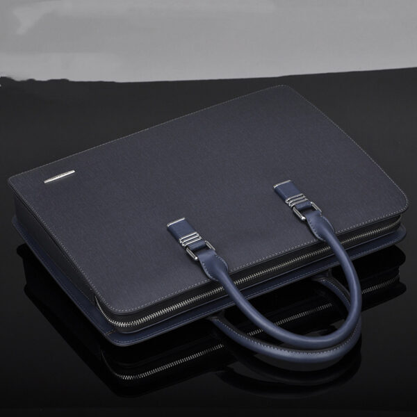 Handbagmen's Business Multi-compartment Combination Lock Briefcase - Image 7