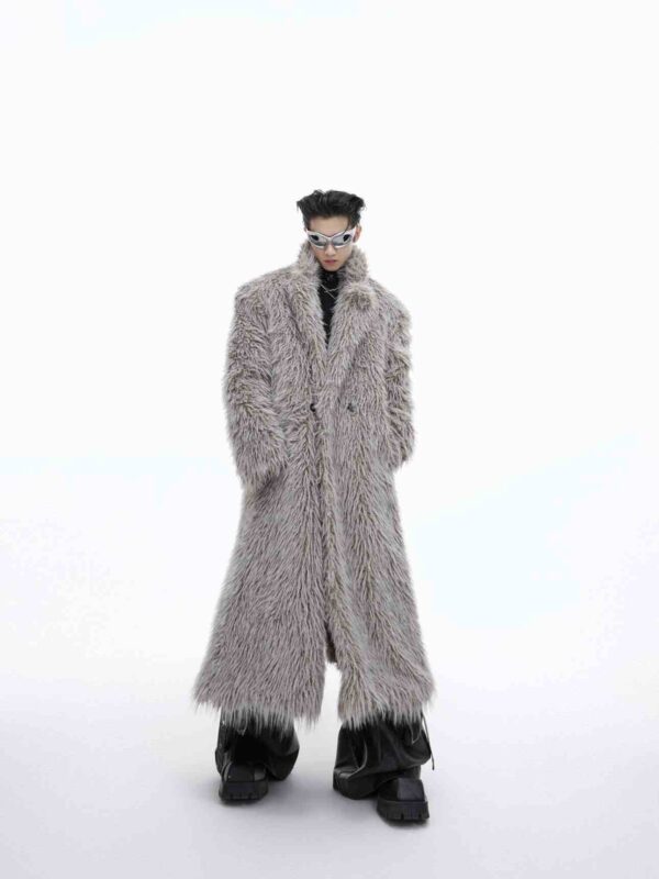 Men Long  Trench Coat - Image 6