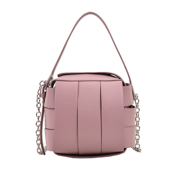 Leather Handbags For Women Vintage Spliced Fashionable - Image 2