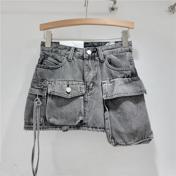 Fashion Irregular Workwear Denim Skirt Women - Image 10