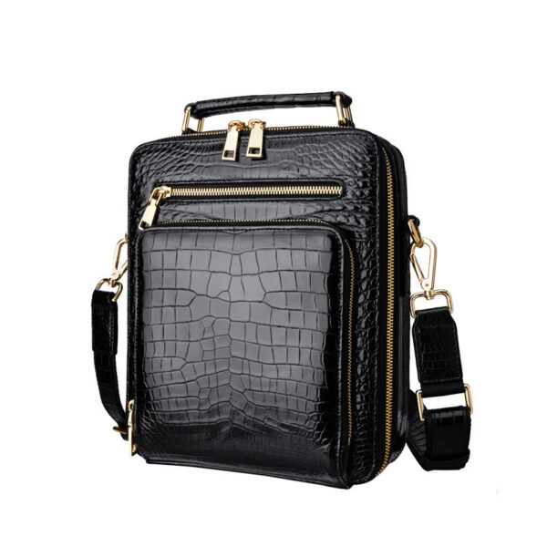 New Fashion Personalized Leather Men's Handbag - Image 6