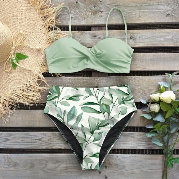 Bikini Swimwear Swimsuit Swim Suit Women Woman High Waist - Image 9