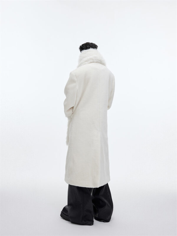 Scarf Design Overcoat Plush Thickened - Image 5