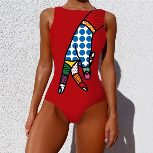 Women Monokini Swimwear Swimsuit Bikini - Image 10