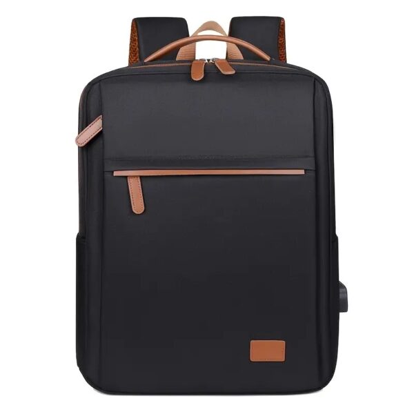 Backpack Oxford Cloth Business Computer Bag With Large Capacity, Strong And Wearable Student School Bag, Solid Color And Versatile Travel Backpack - Image 9