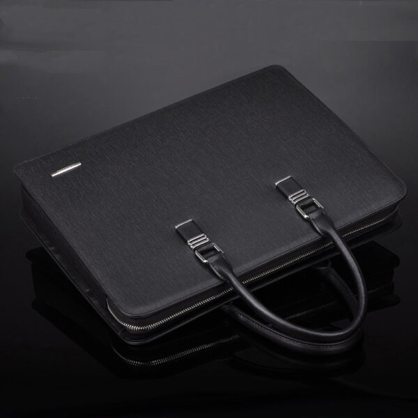 Handbagmen's Business Multi-compartment Combination Lock Briefcase - Image 4