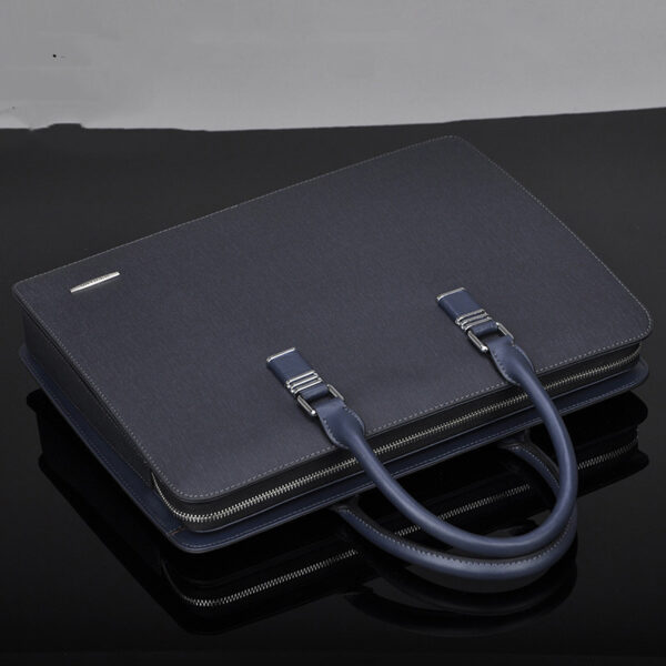 Handbagmen's Business Multi-compartment Combination Lock Briefcase - Image 2