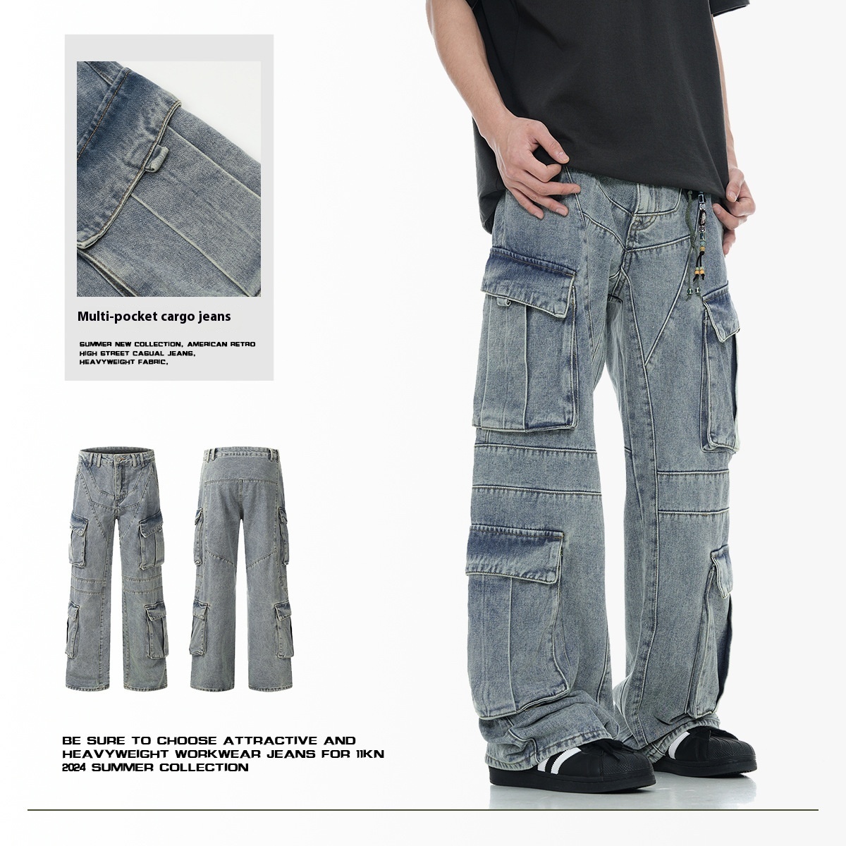 American Heavy Denim Jeans - Image 7
