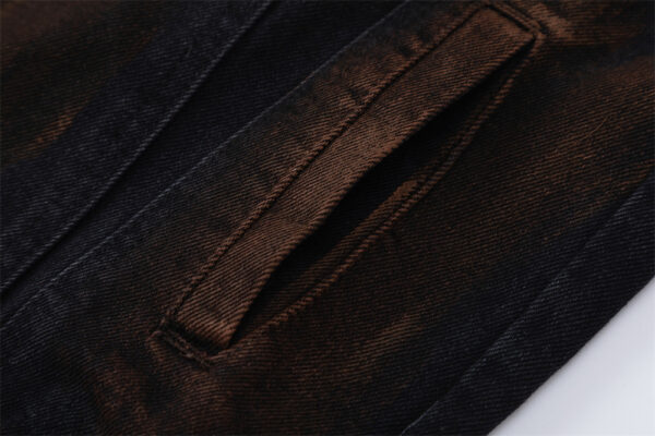 Fashion Holes Denim Clothes Jacket Men - Image 5