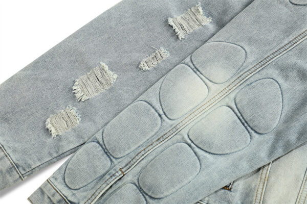 Skull Skeleton Denim Clothes Jacket Men - Image 9