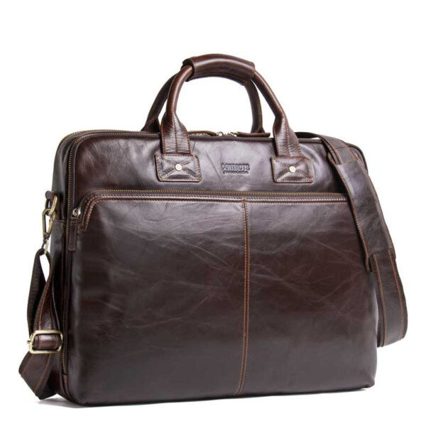 Casual Leather Business Briefcase