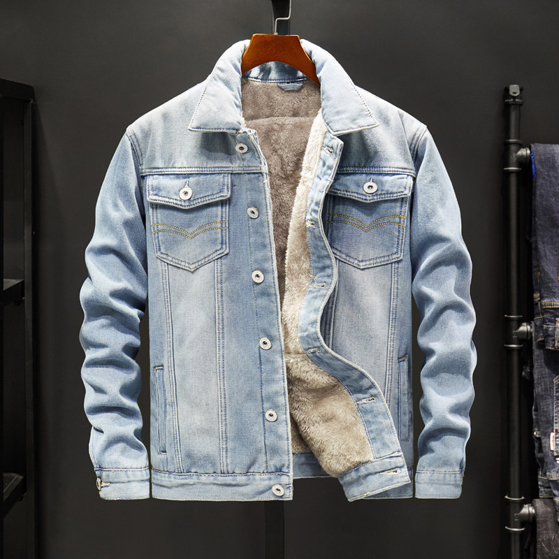 Denim Jacket Men Korean  Casual Jacket