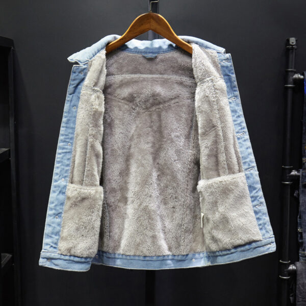 Denim Jacket Men Korean  Casual Jacket - Image 2