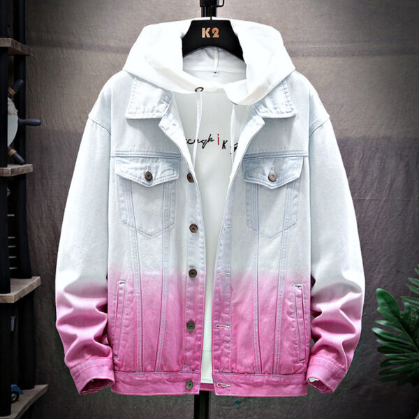 Men's Denim Jacket Loose Jacket - Image 2