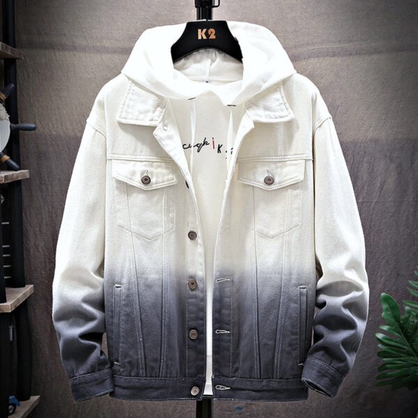 Men's Denim Jacket Loose Jacket - Image 3
