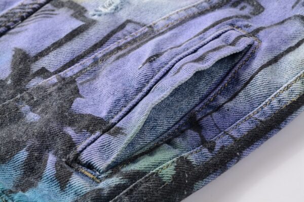 Digital Print Slim Jacket Men - Image 3