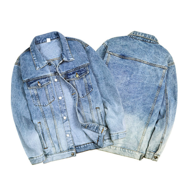 Gradient Color Jacket Men - Image 4