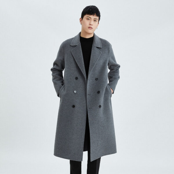 Long Over The Knee  Coat Men - Image 3