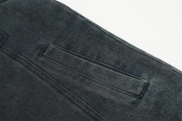 Punk Distressed Denim Jacket Coat Men - Image 6