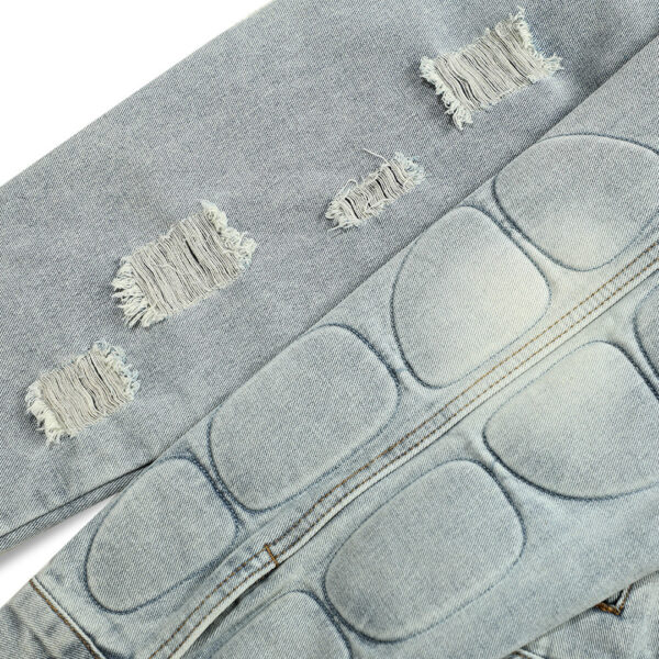 Skull Skeleton Denim Clothes Jacket Men - Image 6