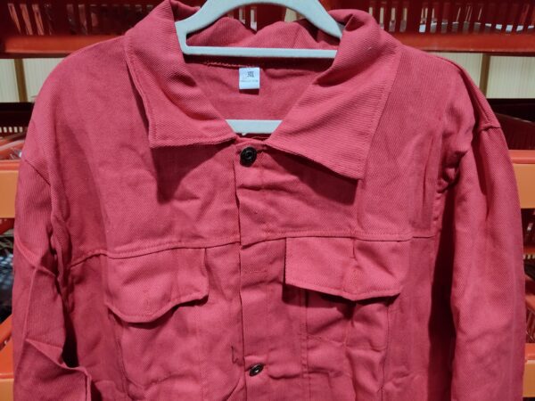 Casual Men Jacket Denim Button Shirt - Image 6
