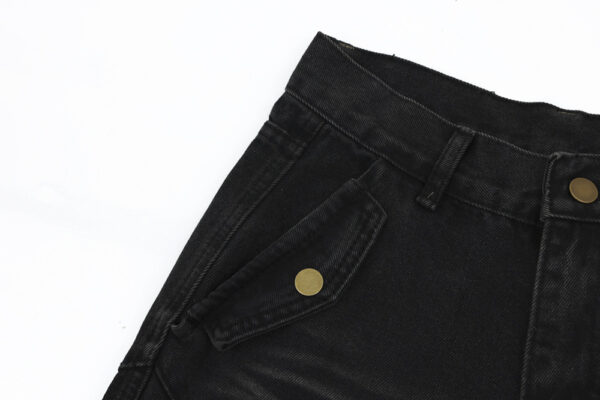 Hole Denim Overalls Men - Image 3