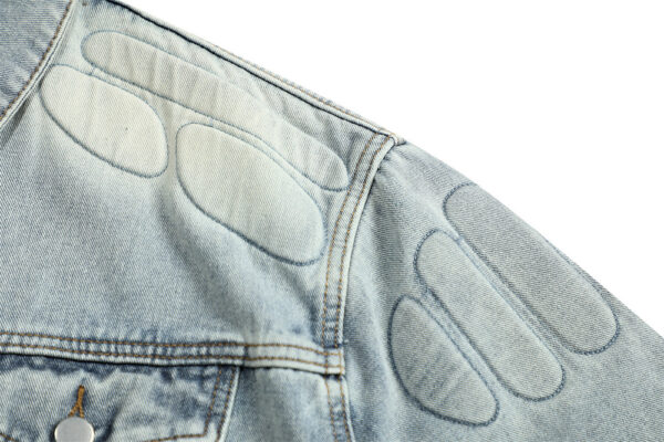 Skull Skeleton Denim Clothes Jacket Men - Image 7
