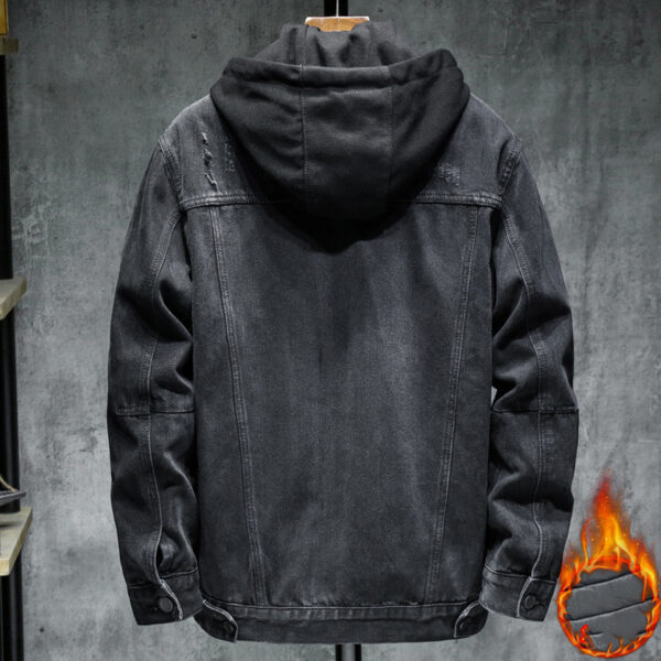 Thick denim jacket men - Image 6